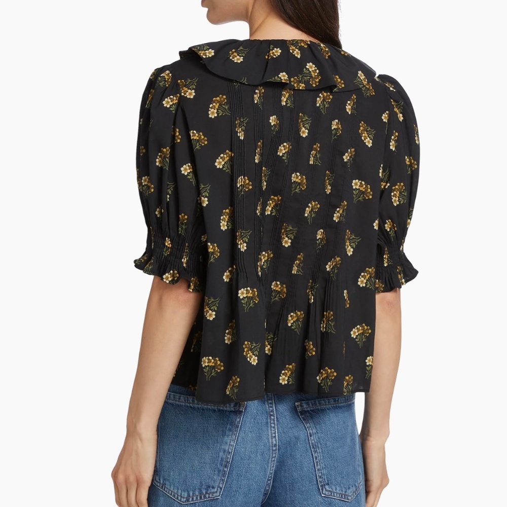 Doen Henri Top in Buttercup Bouquet - Medium - Picture 9 of 12